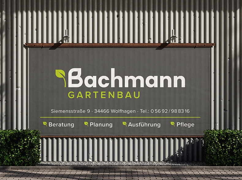 Banner Bachmann Gartenbau