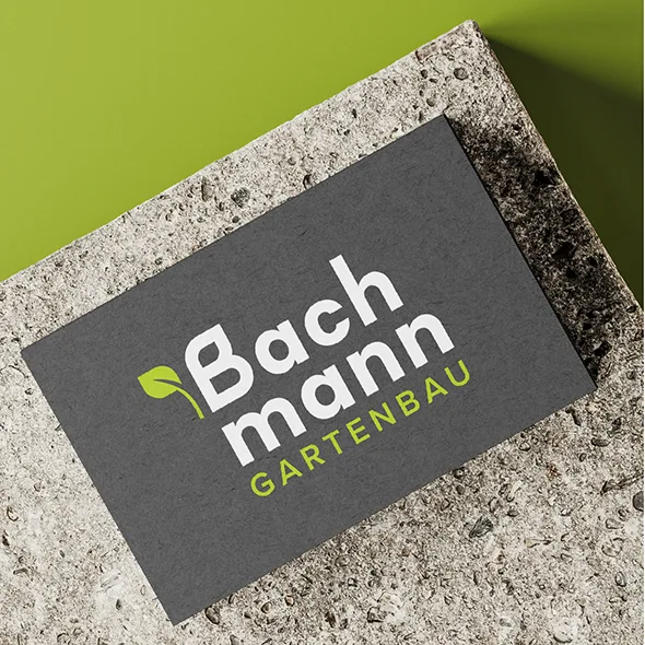 Visitenkarten Bachmann Gartenbau